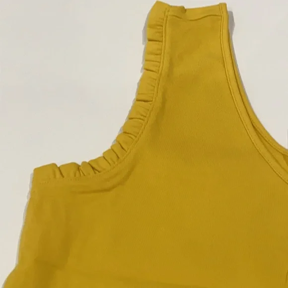 Ann Taylor Ruffle Trim Tank Size L - Picture 4 of 8